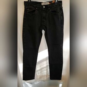 Tailor Vintage Men's Dark Charcoal Skinny Jeans
